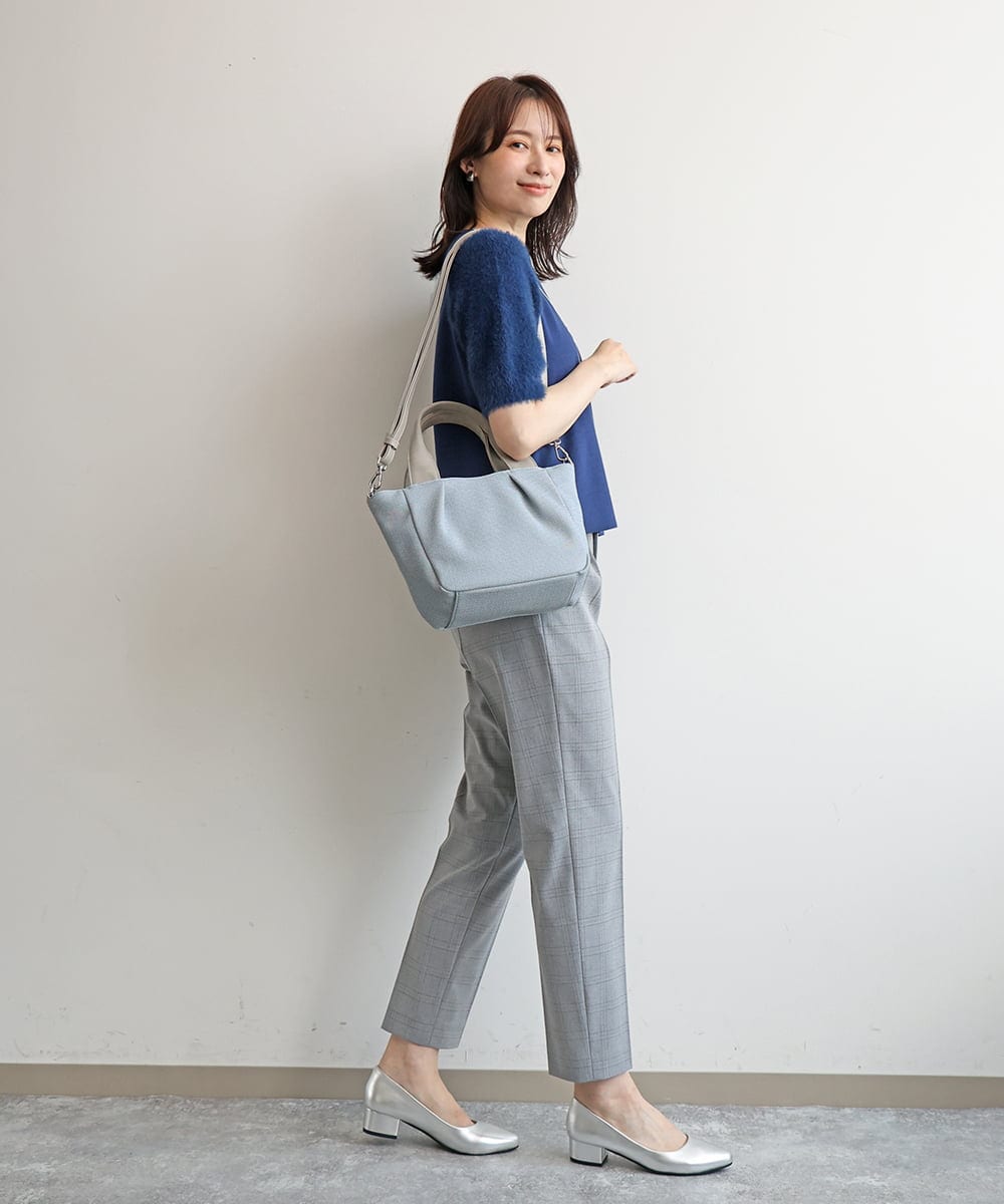 BPCJD62150 MK MICHEL KLEIN BAG(MK ミッシェルクラン バッグ) [2WAY/軽量]コンパクトオープンスクエアバッグ ブラック