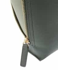 BPCJS81120 MK MICHEL KLEIN BAG(MK ミッシェルクラン バッグ) [2WAY・軽量]配色ガセットコンパクトバッグ ブラック×カーキ