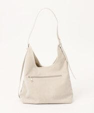 BPCLD93160 MK MICHEL KLEIN BAG(MK ミッシェルクラン バッグ) [軽量/ハンドル調整可能]スエード調ワンハンドルホーボーバッグ アイボリー