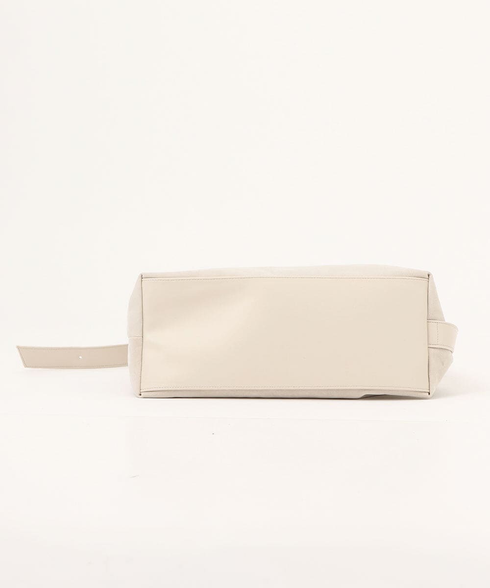 BPCLD93160 MK MICHEL KLEIN BAG(MK ミッシェルクラン バッグ) [軽量/ハンドル調整可能]スエード調ワンハンドルホーボーバッグ アイボリー