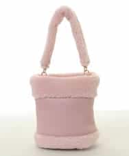 BPCLV91150 MK MICHEL KLEIN BAG(MK ミッシェルクラン バッグ) [2WAY]合成皮革ミニバケツバッグ ピンク
