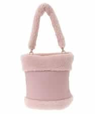 BPCLV91150 MK MICHEL KLEIN BAG(MK ミッシェルクラン バッグ) [2WAY]合成皮革ミニバケツバッグ ピンク