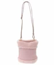 BPCLV91150 MK MICHEL KLEIN BAG(MK ミッシェルクラン バッグ) [2WAY]合成皮革ミニバケツバッグ ピンク