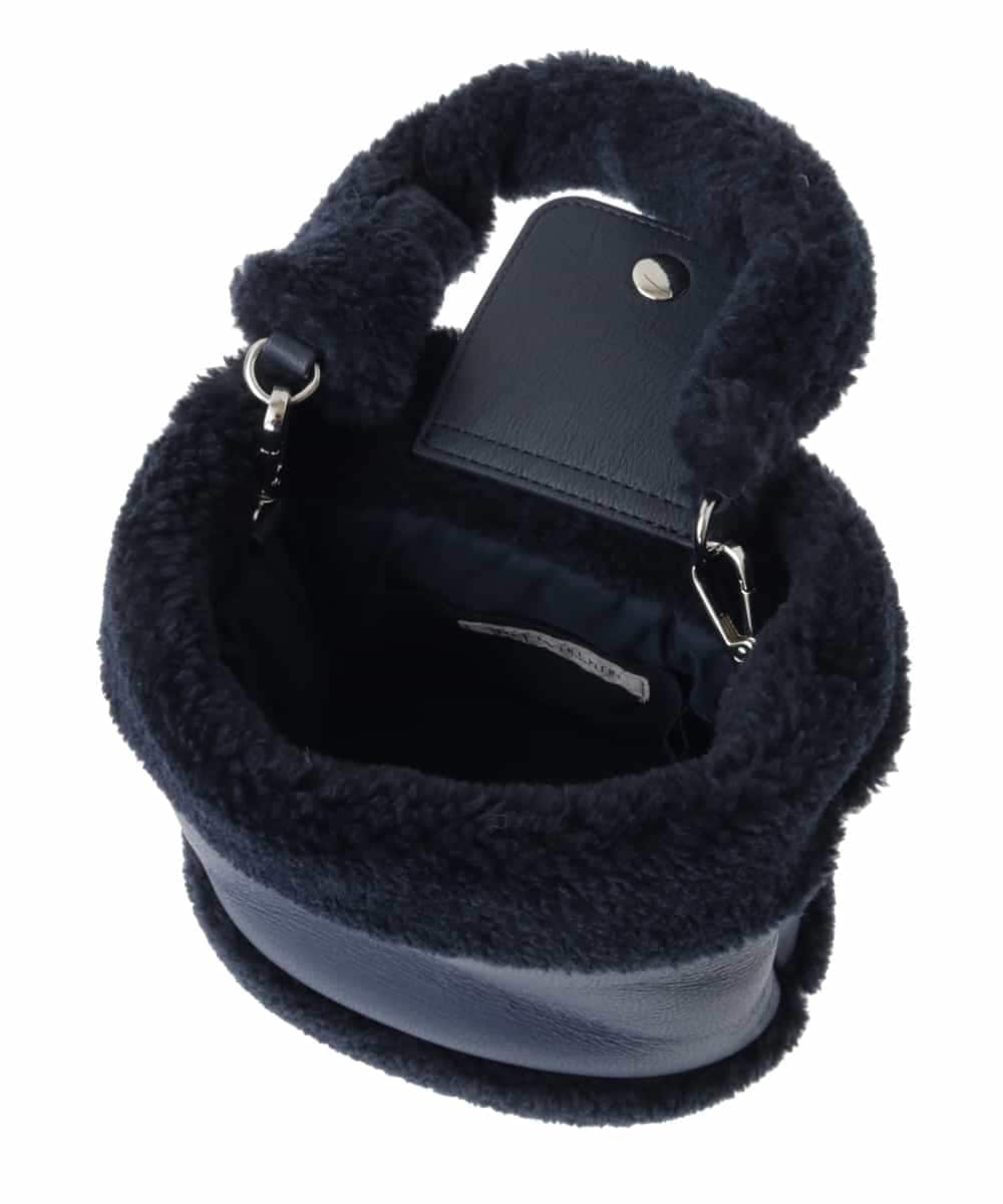 BPCLV91150 MK MICHEL KLEIN BAG(MK ミッシェルクラン バッグ) [2WAY]合成皮革ミニバケツバッグ ピンク