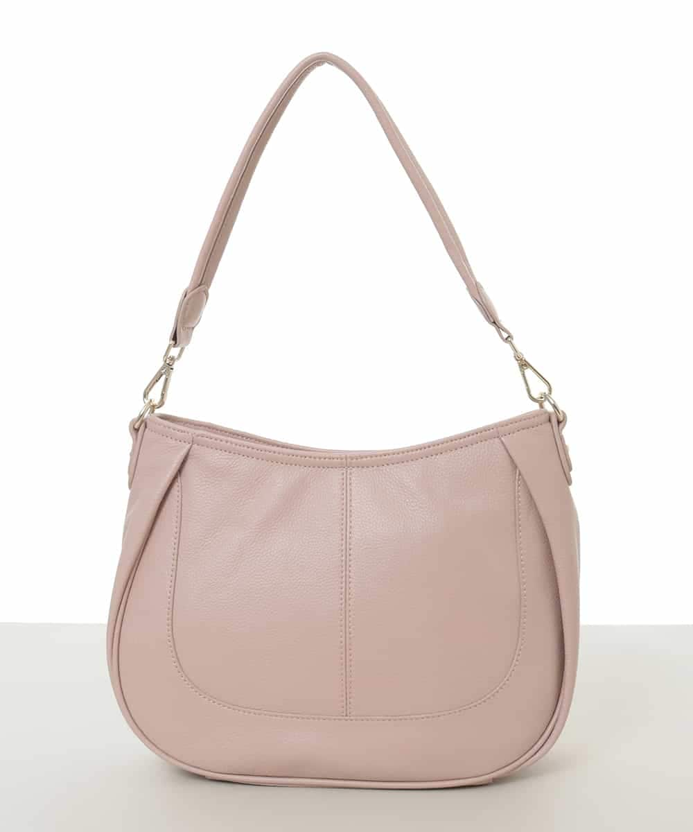 BPKAD27280 MK MICHEL KLEIN BAG(MK ミッシェルクラン バッグ) [2WAY]ワンハンドルラウンドレザーバッグ ピンク