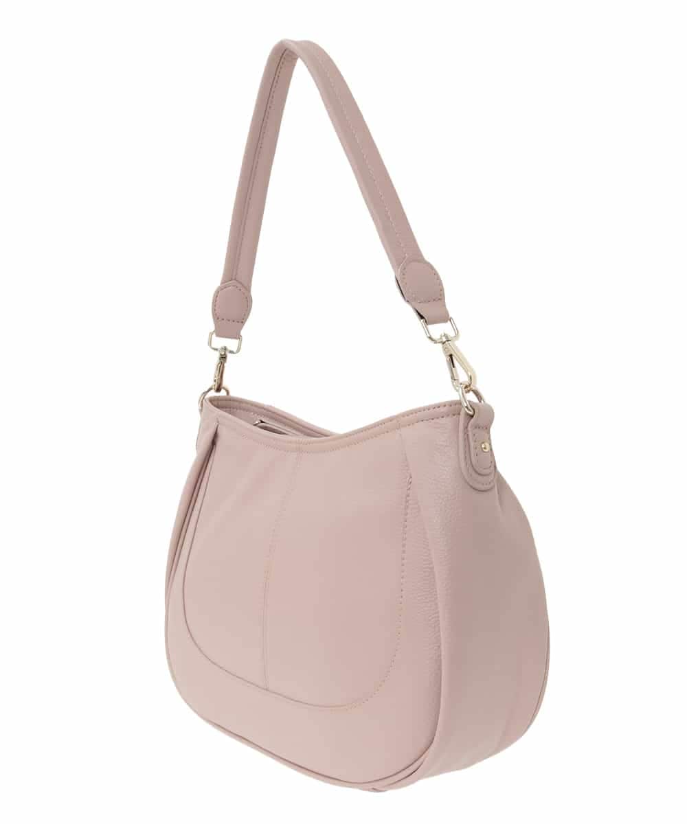 BPKAD27280 MK MICHEL KLEIN BAG(MK ミッシェルクラン バッグ) [2WAY]ワンハンドルラウンドレザーバッグ ピンク