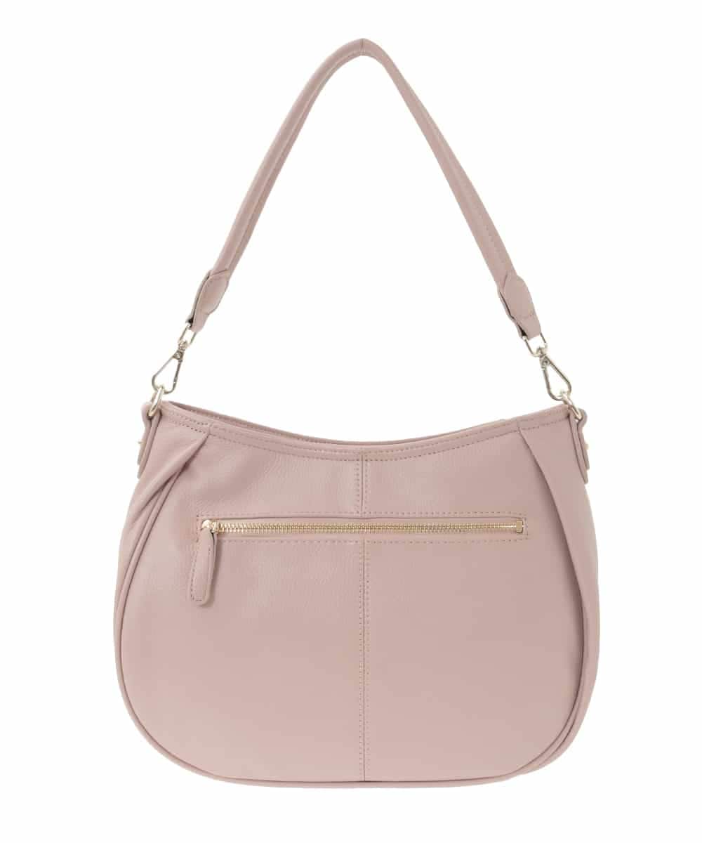 BPKAD27280 MK MICHEL KLEIN BAG(MK ミッシェルクラン バッグ) [2WAY]ワンハンドルラウンドレザーバッグ ピンク