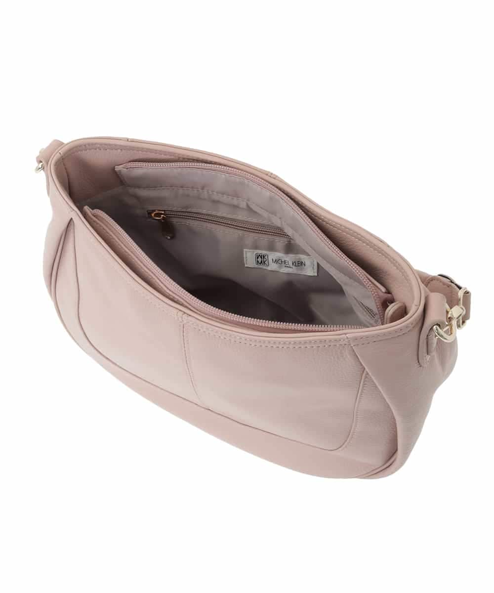 BPKAD27280 MK MICHEL KLEIN BAG(MK ミッシェルクラン バッグ) [2WAY]ワンハンドルラウンドレザーバッグ ピンク