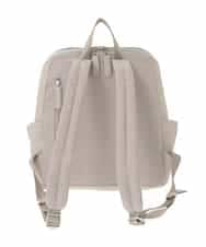 BPKAD84220 MK MICHEL KLEIN BAG(MK ミッシェルクラン バッグ) タックデザインカウレザーリュック ライトグレー