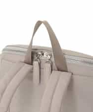 BPKAD84220 MK MICHEL KLEIN BAG(MK ミッシェルクラン バッグ) タックデザインカウレザーリュック ライトグレー