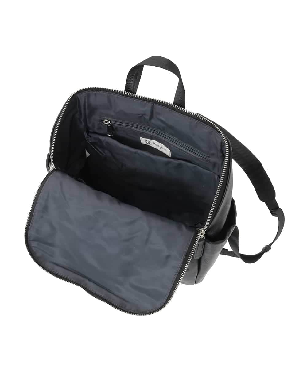 BPKAD84220 MK MICHEL KLEIN BAG(MK ミッシェルクラン バッグ) タックデザインカウレザーリュック ライトグレー
