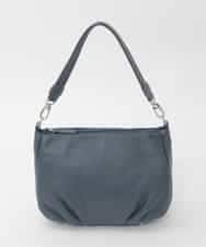 BPKAG01260 MK MICHEL KLEIN BAG(MK ミッシェルクラン バッグ) [2WAY]ラウンドタック牛革ワンハンドルバッグ ネイビー