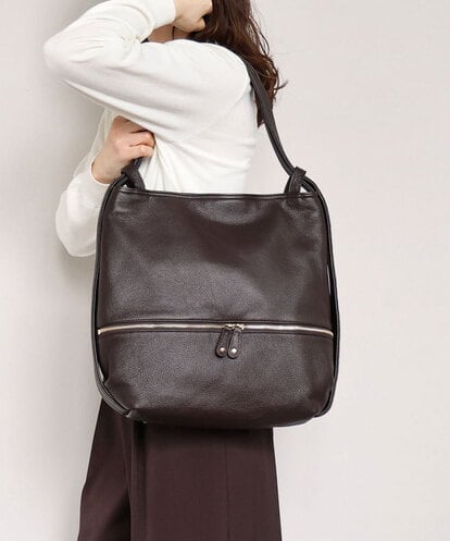 BPKAG05300 MK MICHEL KLEIN BAG [2WAY]カウレザー変形デザインリュック