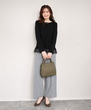 BPKAG06270 MK MICHEL KLEIN BAG(MK ミッシェルクラン バッグ) [2WAY]牛革コンパクトスクエアバッグ パープル