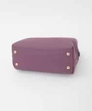 BPKAG06270 MK MICHEL KLEIN BAG(MK ミッシェルクラン バッグ) [2WAY]牛革コンパクトスクエアバッグ パープル