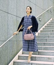 BPKAG09290 MK MICHEL KLEIN BAG(MK ミッシェルクラン バッグ) [2WAY]ベルトハンドルタックデザイントート ピンク