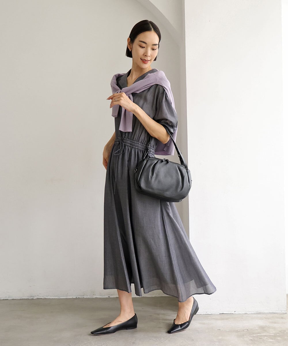 BPKAG09290 MK MICHEL KLEIN BAG(MK ミッシェルクラン バッグ) [2WAY]ベルトハンドルタックデザイントート ピンク