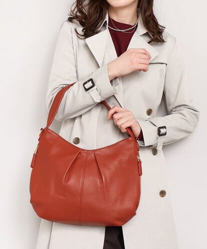 BPKAG28280 MK MICHEL KLEIN BAG [2WAY]カウレザーワンハンドルタックバッグ