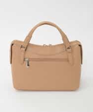BPKAG31270 MK MICHEL KLEIN BAG(MK ミッシェルクラン バッグ) [2WAY/軽量]ダブルジップレザーコンパクトバッグ ベージュ