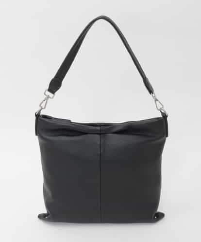 BPKAG87280 MK MICHEL KLEIN BAG [2WAY]タックデザイン牛革スクエアショルダーバッグ