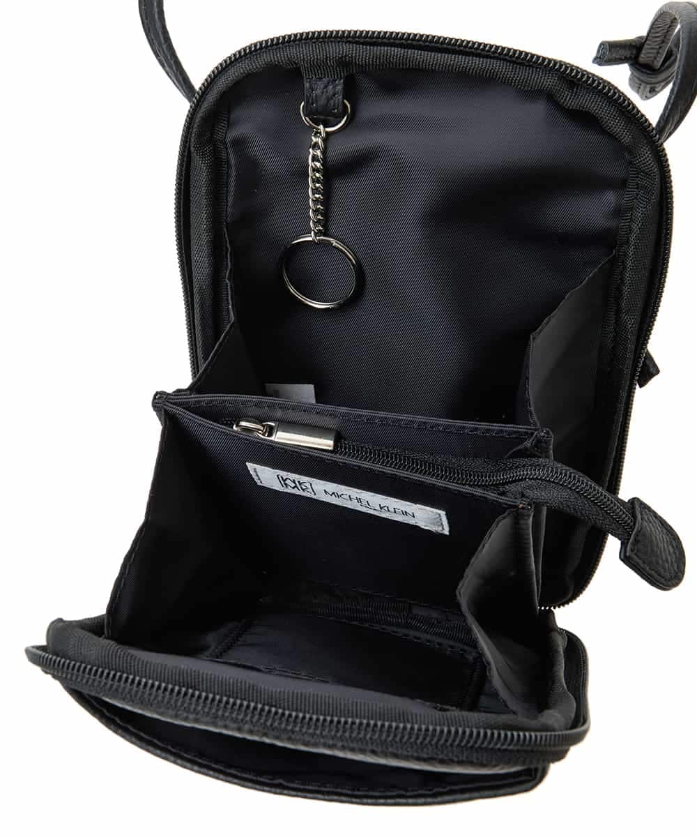 BPKAS30150 MK MICHEL KLEIN BAG(MK ミッシェルクラン バッグ) カウレザーウォレットミニショルダー ベージュ