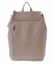 BPKAV02280 MK MICHEL KLEIN BAG(MK ミッシェルクラン バッグ) [A4収納可]レザースクエアデザインリュック ベージュ