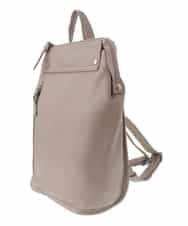 BPKAV02280 MK MICHEL KLEIN BAG(MK ミッシェルクラン バッグ) [A4収納可]レザースクエアデザインリュック ベージュ