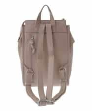 BPKAV02280 MK MICHEL KLEIN BAG(MK ミッシェルクラン バッグ) [A4収納可]レザースクエアデザインリュック ベージュ