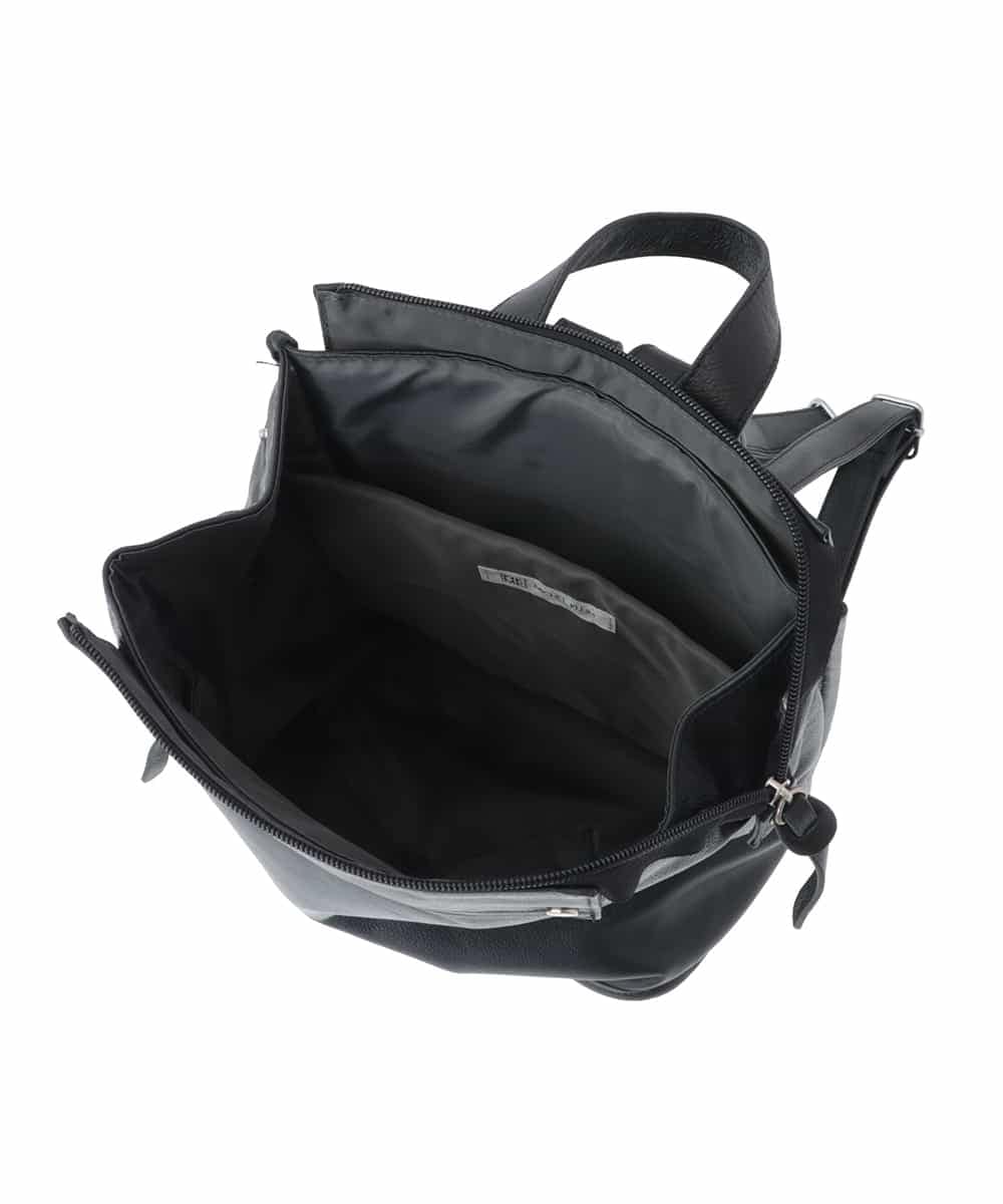 BPKAV02280 MK MICHEL KLEIN BAG(MK ミッシェルクラン バッグ) [A4収納可]レザースクエアデザインリュック ベージュ