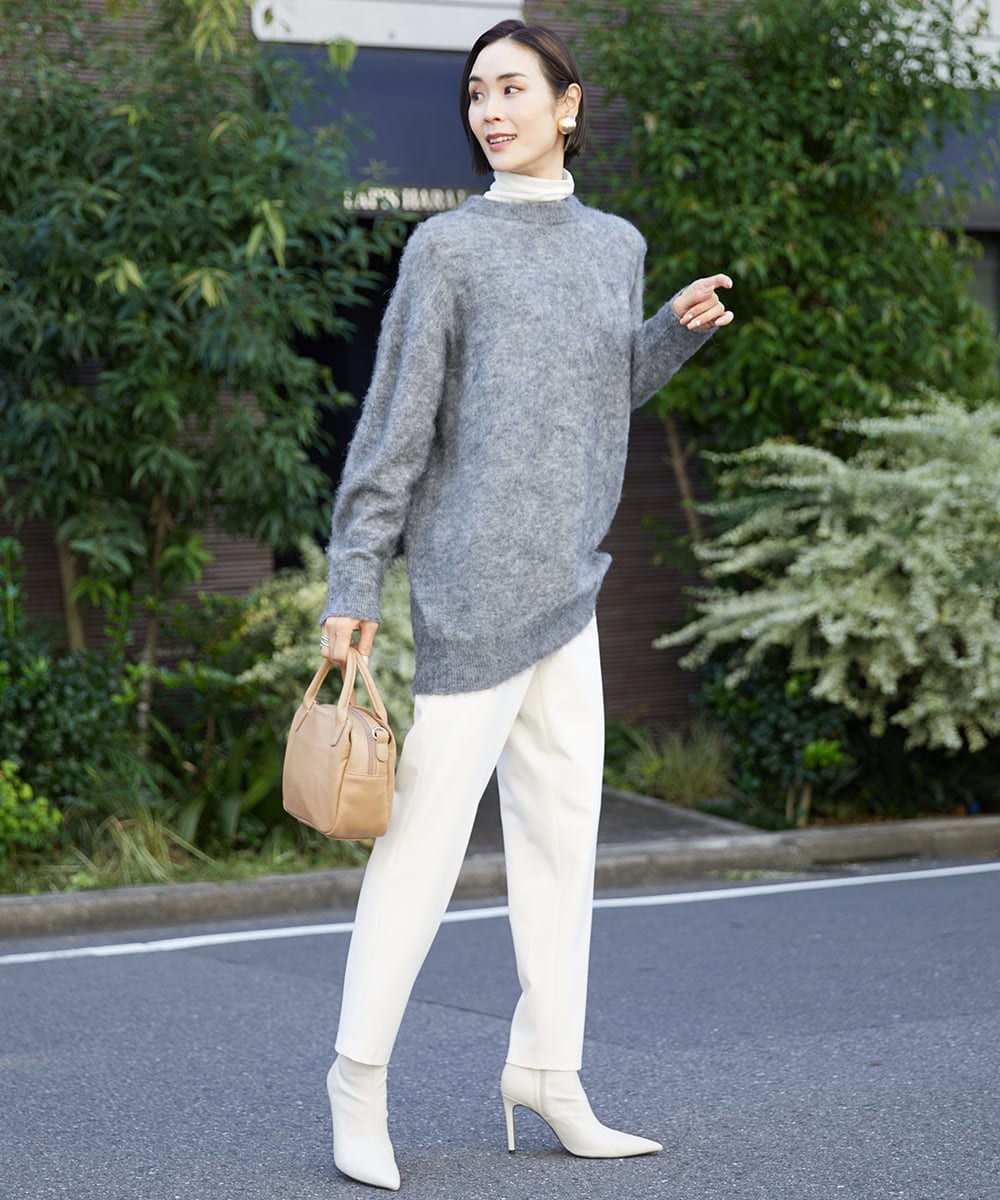 BPKAV11250 MK MICHEL KLEIN BAG(MK ミッシェルクラン バッグ) [2WAY]カウレザースクエアミニトートバッグ グリーン