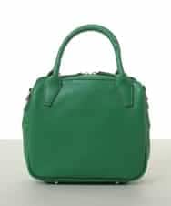 BPKAV11250 MK MICHEL KLEIN BAG(MK ミッシェルクラン バッグ) [2WAY]カウレザースクエアミニトートバッグ グリーン