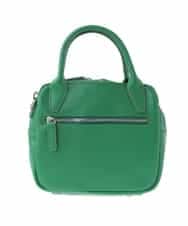 BPKAV11250 MK MICHEL KLEIN BAG(MK ミッシェルクラン バッグ) [2WAY]カウレザースクエアミニトートバッグ グリーン