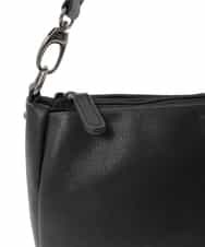 BPKGD01260 MK MICHEL KLEIN BAG(MK ミッシェルクラン バッグ) [2WAY]ギャザーポイント牛革ワンハンドルバッグ ライトグレー