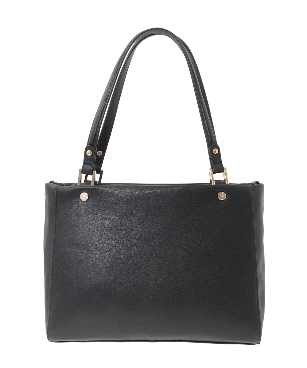 BPKGD04300 MK MICHEL KLEIN BAG(MK ミッシェルクラン バッグ) [2WAY/A4収納可]メタルポイント牛革トートバッグ ブラウン