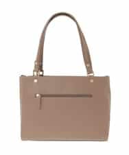 BPKGD04300 MK MICHEL KLEIN BAG(MK ミッシェルクラン バッグ) [2WAY/A4収納可]メタルポイント牛革トートバッグ ブラウン