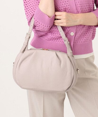 BPKGD09290 MK MICHEL KLEIN BAG [2WAY]ベルトハンドルタックデザイントート