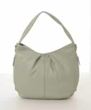 BPKGD28280 MK MICHEL KLEIN BAG(MK ミッシェルクラン バッグ) [2WAY]タックデザイン牛革ショルダーバッグ グリーン