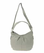 BPKGD28280 MK MICHEL KLEIN BAG(MK ミッシェルクラン バッグ) [2WAY]タックデザイン牛革ショルダーバッグ グリーン