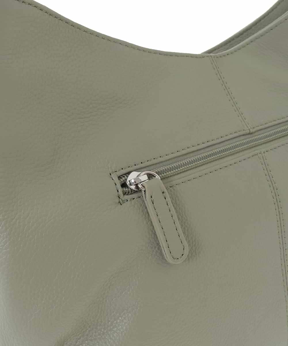 BPKGD28280 MK MICHEL KLEIN BAG(MK ミッシェルクラン バッグ) [2WAY]タックデザイン牛革ショルダーバッグ グリーン