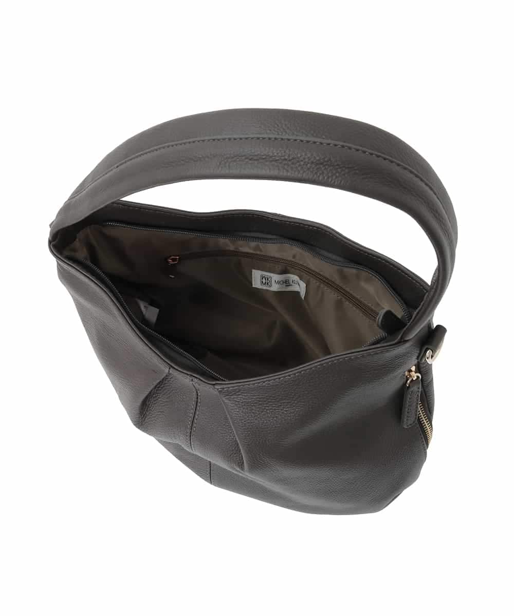 BPKGD28280 MK MICHEL KLEIN BAG(MK ミッシェルクラン バッグ) [2WAY]タックデザイン牛革ショルダーバッグ グリーン