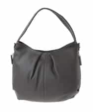 BPKGD28280 MK MICHEL KLEIN BAG(MK ミッシェルクラン バッグ) [2WAY]タックデザイン牛革ショルダーバッグ ダークグレー