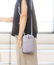 BPKGD30165 MK MICHEL KLEIN BAG(MK ミッシェルクラン バッグ) [軽量]牛革ショルダーウォレットバッグ すみれ