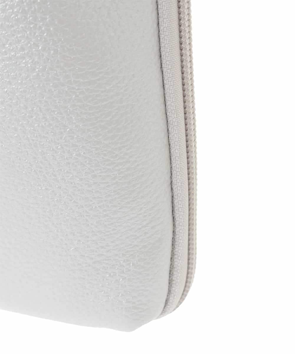 BPKGD30165 MK MICHEL KLEIN BAG(MK ミッシェルクラン バッグ) [軽量]牛革ショルダーウォレットバッグ シルバー