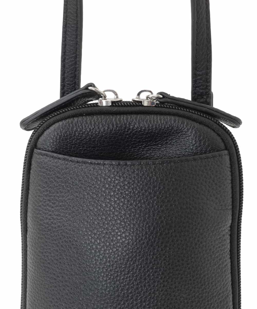 BPKGD30165 MK MICHEL KLEIN BAG(MK ミッシェルクラン バッグ) [軽量]牛革ショルダーウォレットバッグ シルバー