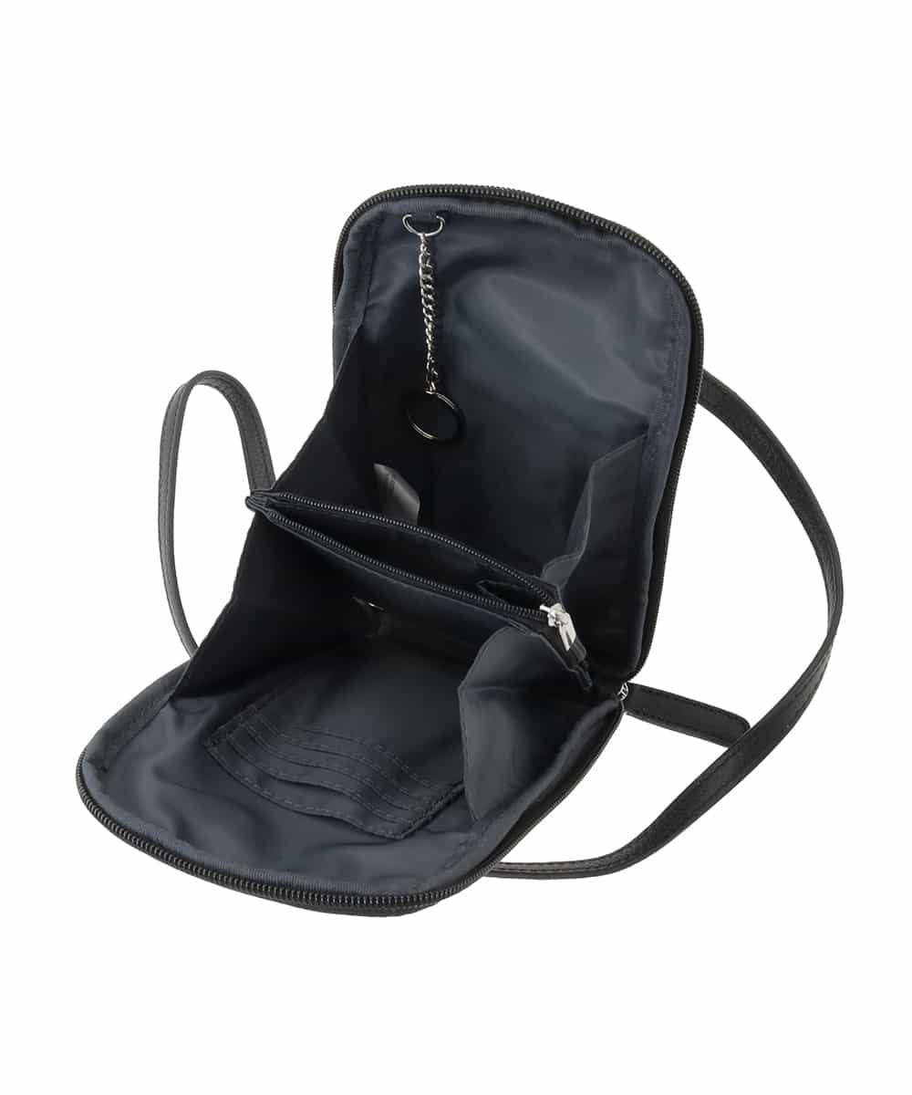 BPKGD30165 MK MICHEL KLEIN BAG(MK ミッシェルクラン バッグ) [軽量]牛革ショルダーウォレットバッグ シルバー