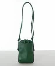BPKGS30160 MK MICHEL KLEIN BAG(MK ミッシェルクラン バッグ) [軽量]牛革ウォレットショルダーバッグ グリーン