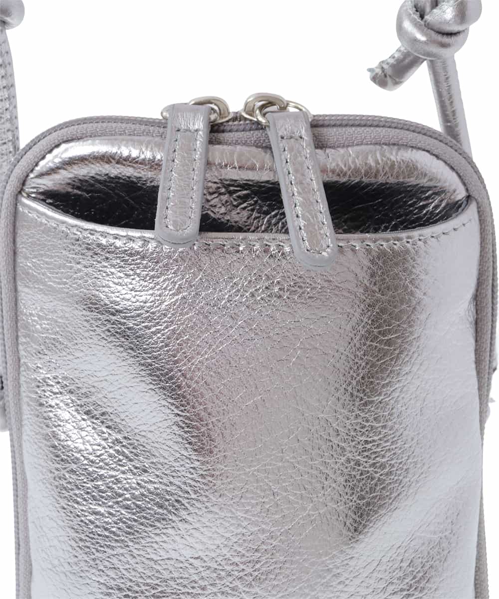 BPKGS30160 MK MICHEL KLEIN BAG(MK ミッシェルクラン バッグ) [軽量]牛革ウォレットショルダーバッグ グリーン