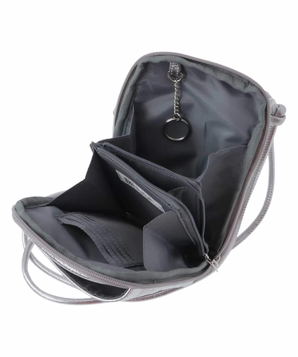BPKGS30160 MK MICHEL KLEIN BAG(MK ミッシェルクラン バッグ) [軽量]牛革ウォレットショルダーバッグ グリーン