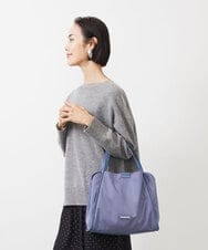 BPRAA11160 MK MICHEL KLEIN BAG(MK ミッシェルクラン バッグ) [2WAY/撥水加工]合成皮革アクセントデザイントートバッグ ライトブルー