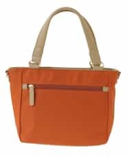 BPRAA13150 MK MICHEL KLEIN BAG(MK ミッシェルクラン バッグ) [2WAY]異素材ジョイントミニトートバッグ オレンジ